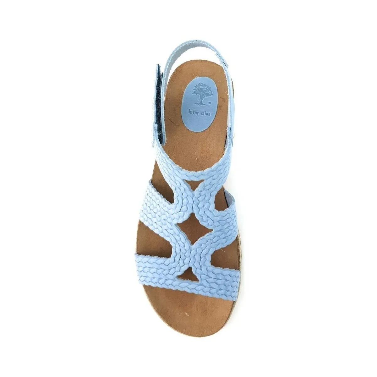 SANDALIA  2200 PIEL AZUL CIELO