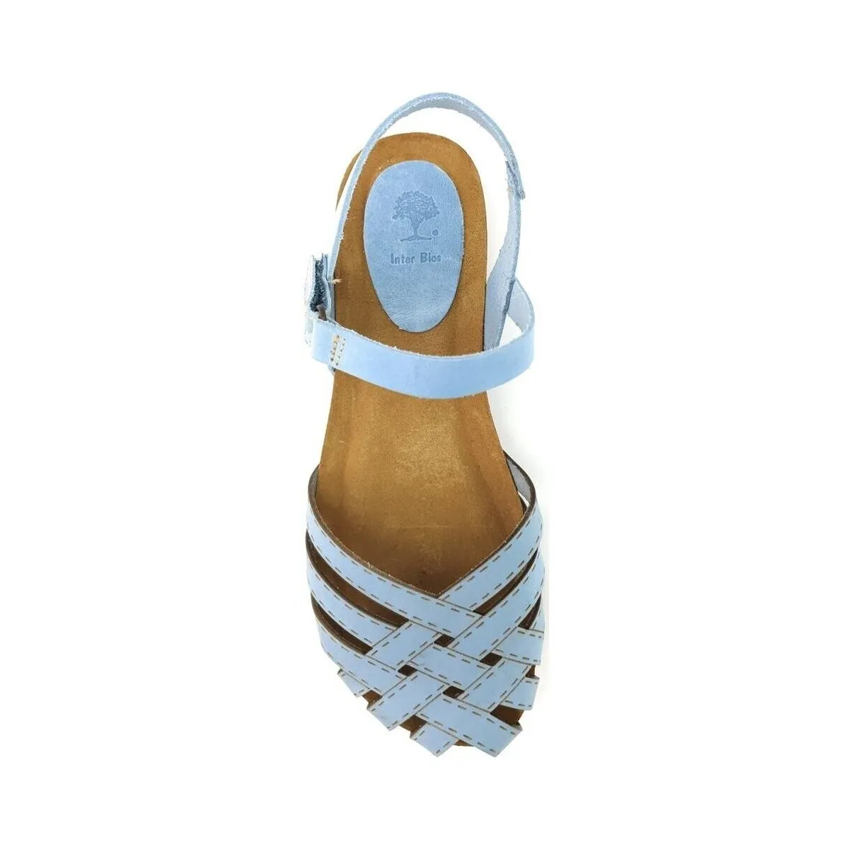 SANDALIA  4479 PIEL AZUL CIELO