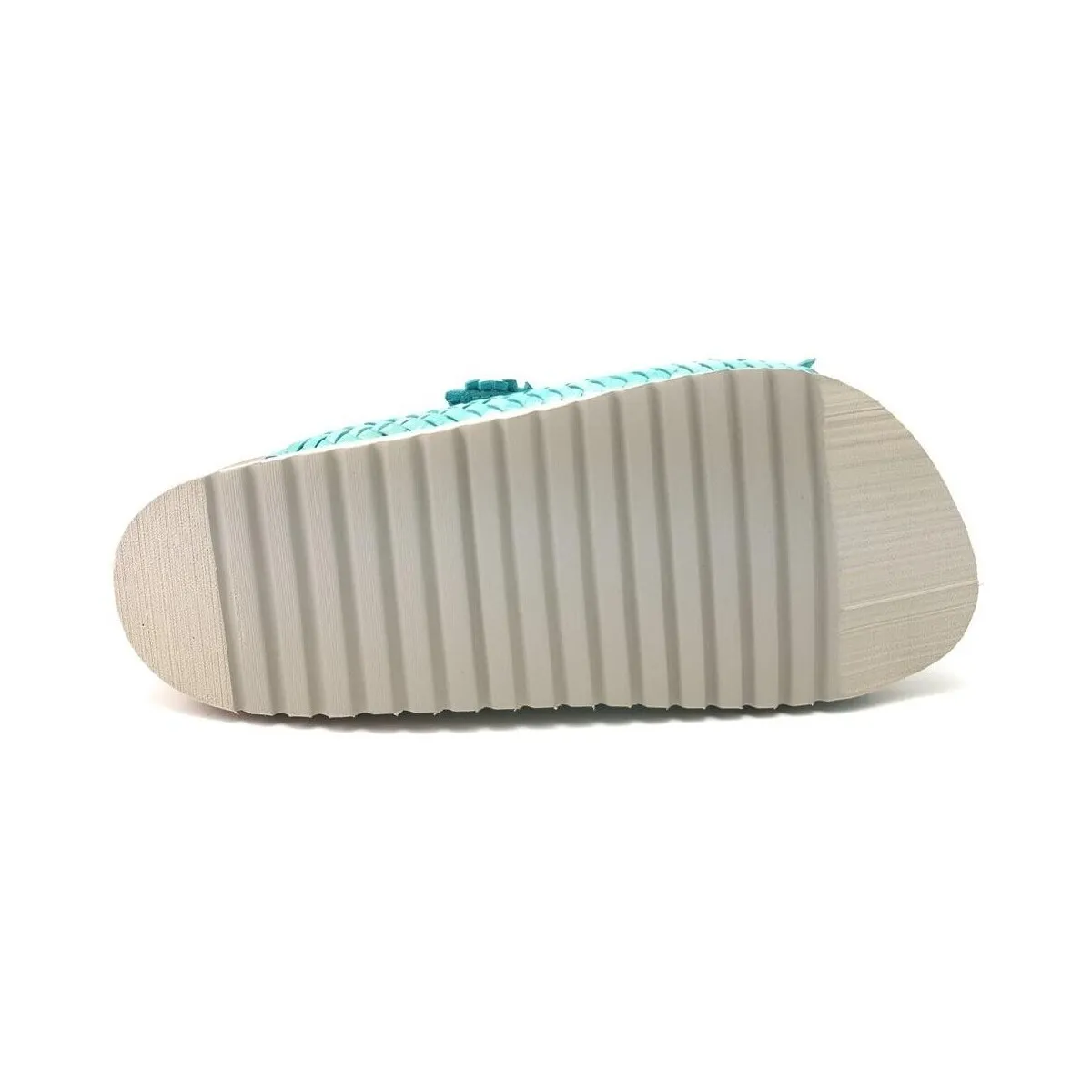 SANDALIA  7206 PIEL TRENZADA AZUL