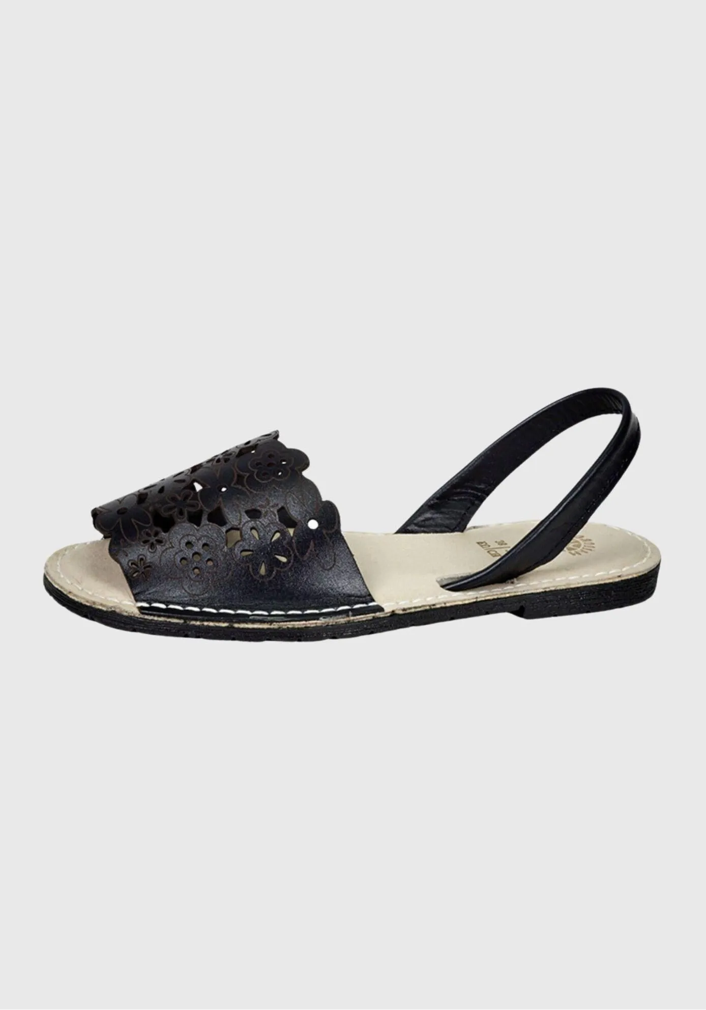 Sandalia Cuero Jeyme Azul Marino