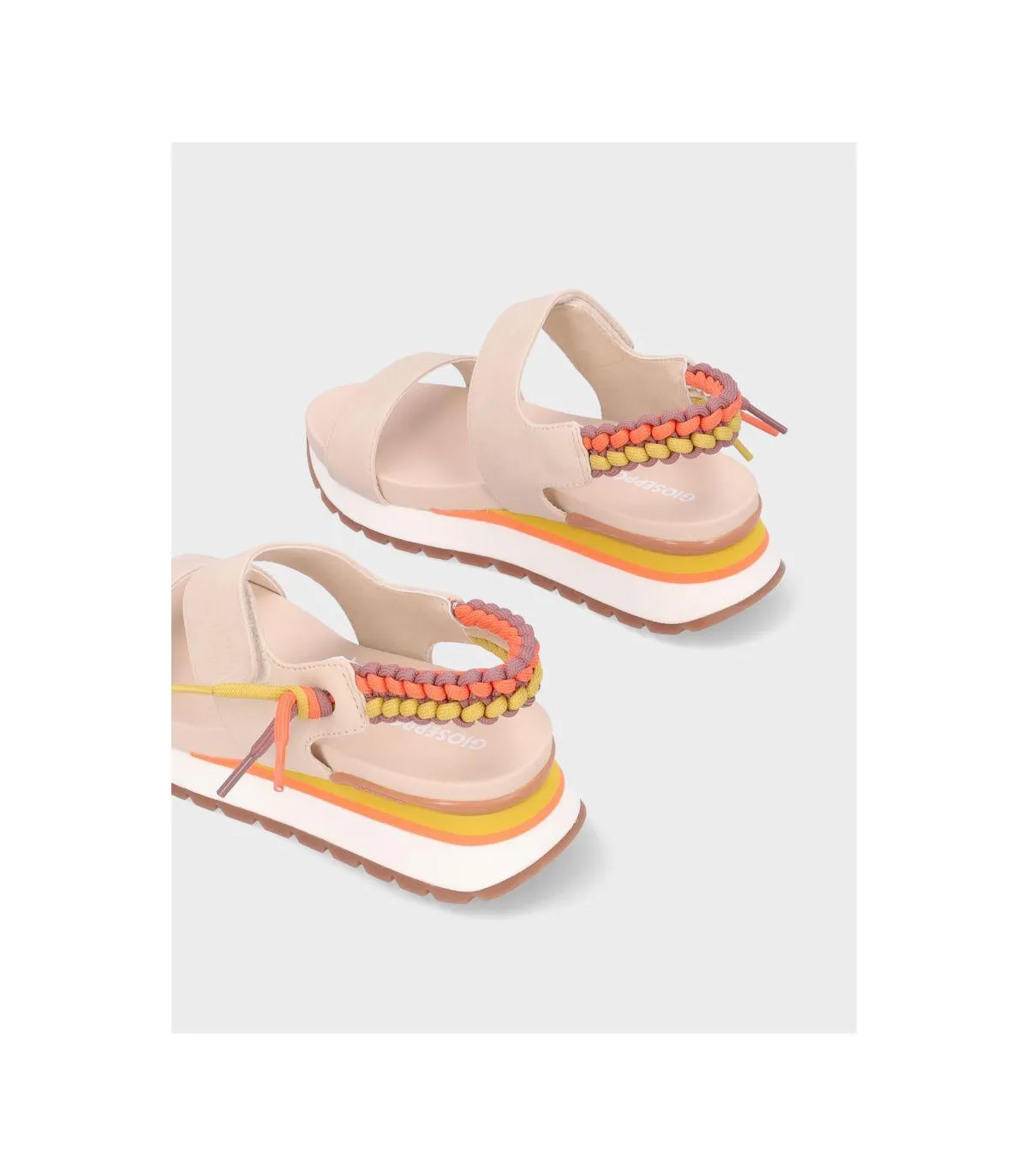 SANDALIA CUÑA GIOSEPPO 71082P BEIGE