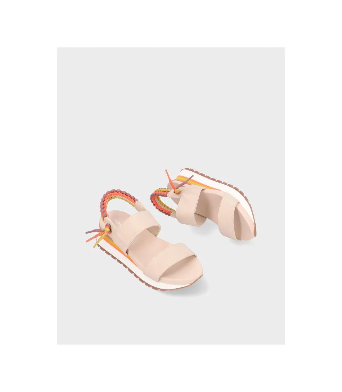 SANDALIA CUÑA GIOSEPPO 71082P BEIGE