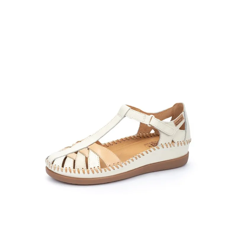 Sandalia cuña Pikolinos CADAQUES W8K beige