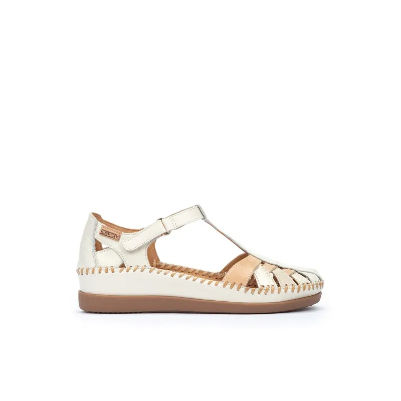 Sandalia cuña Pikolinos CADAQUES W8K beige