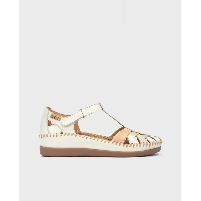 Sandalia cuña Pikolinos CADAQUES W8K beige