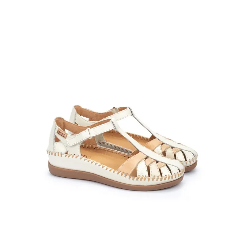 Sandalia cuña Pikolinos CADAQUES W8K beige