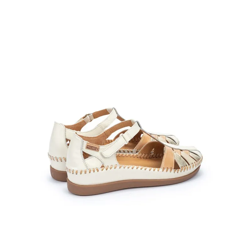 Sandalia cuña Pikolinos CADAQUES W8K beige