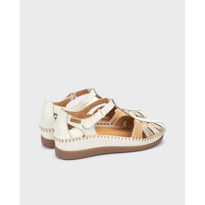 Sandalia cuña Pikolinos CADAQUES W8K beige