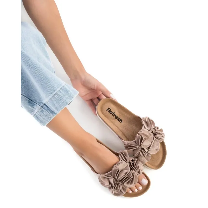 Sandalia de mujer REFRESH 171719 Beige