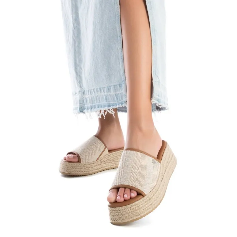 Sandalia de mujer REFRESH 171758 Beige