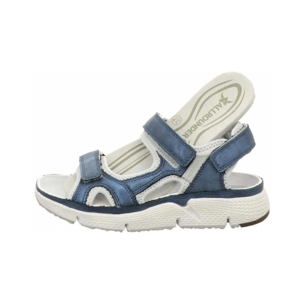 SANDALIA  ITS ME PIEL AZUL
