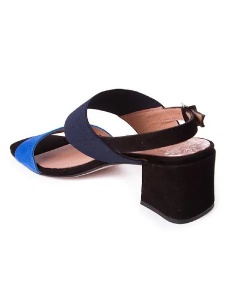 sandalia pedro miralles negra/azul