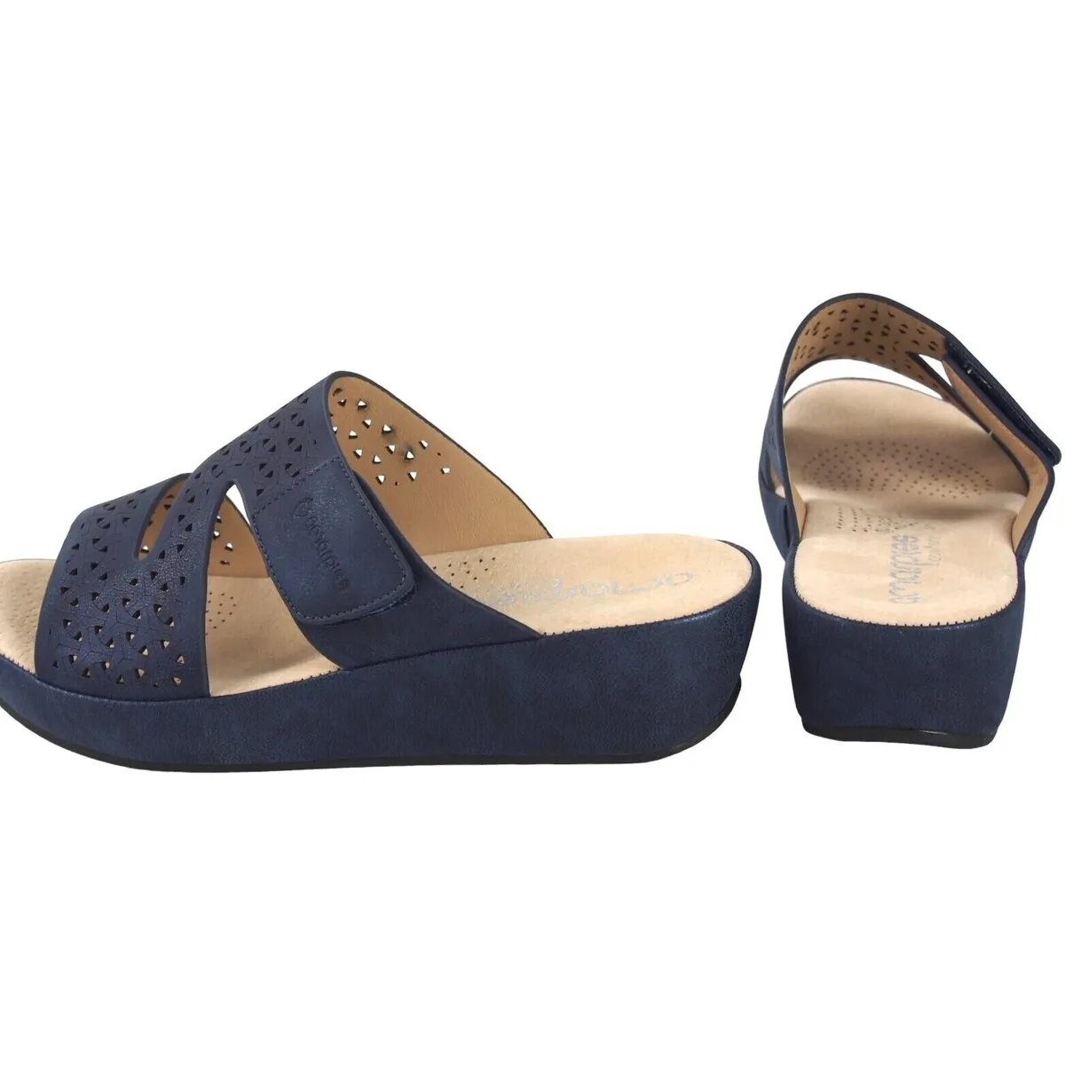 Sandalia señora  23589 abz azul