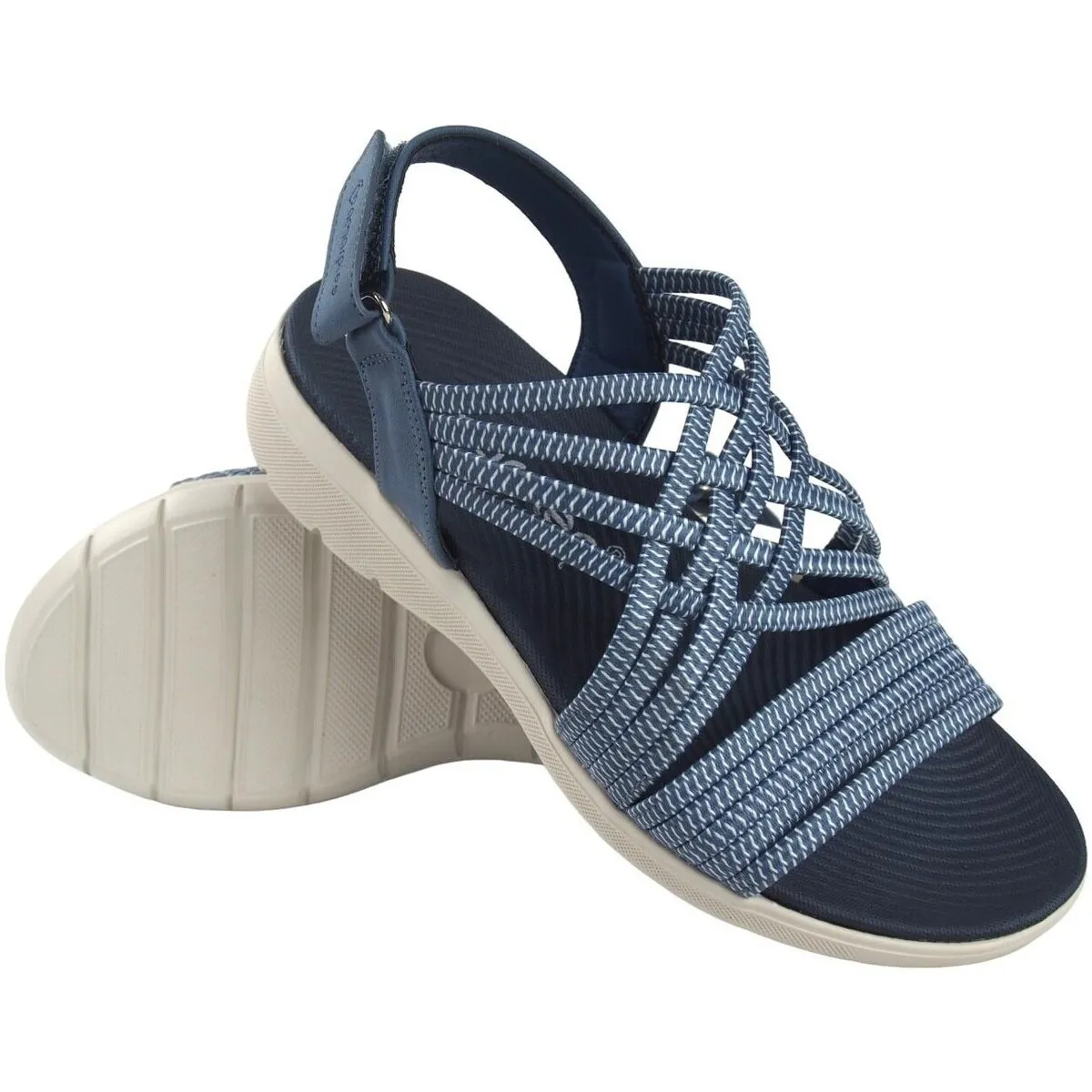 Sandalia señora  23608 abz azul