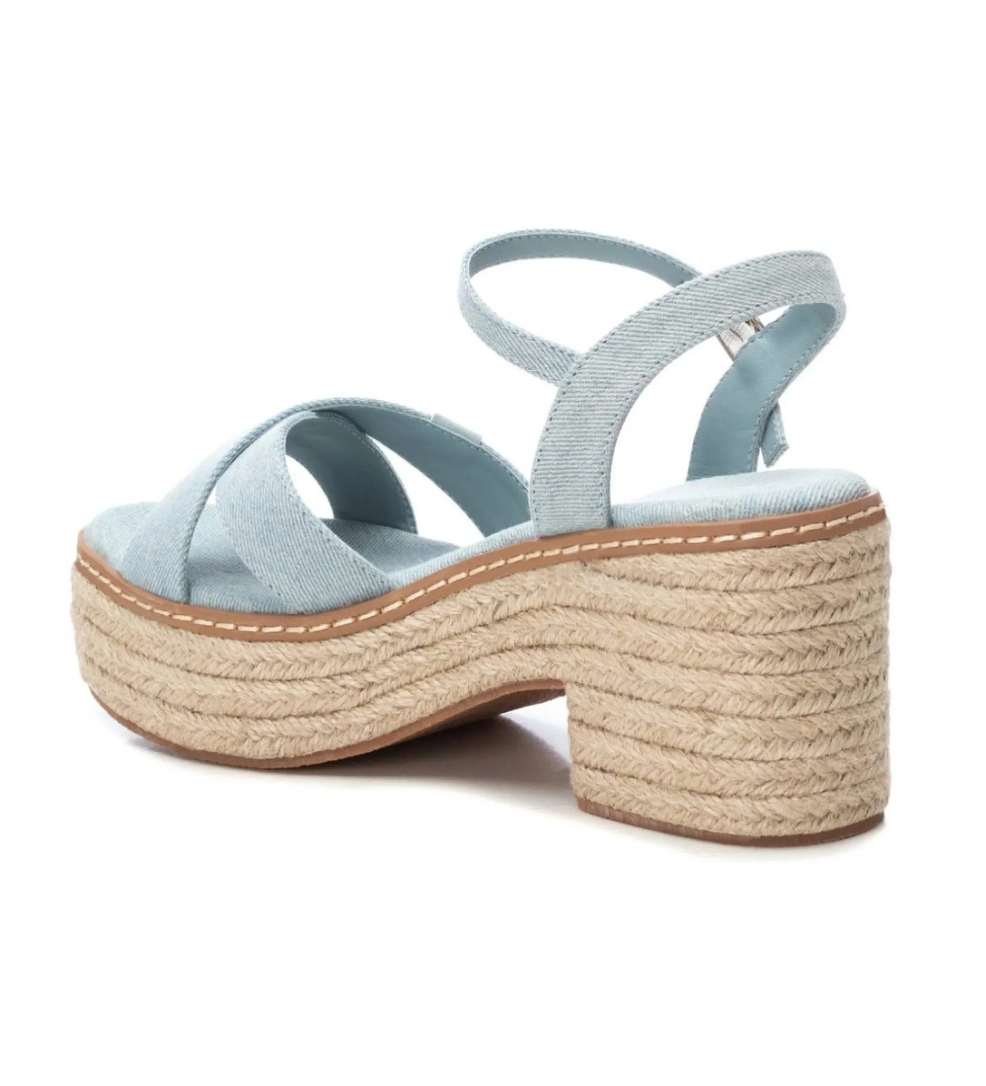SANDALIAS 171932 AZUL ALTURA TACóN 7CM
