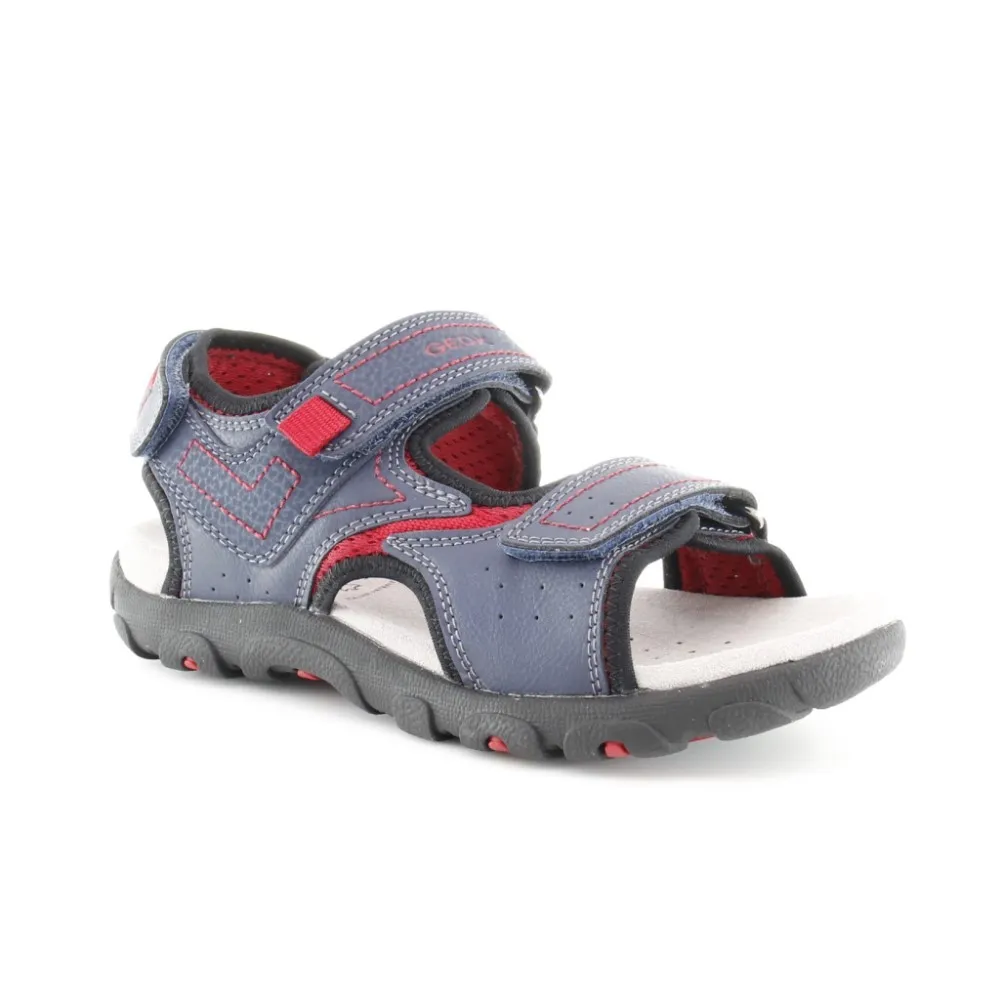 SANDALIAS ABIERTA GEOX STRADA AZULROJO