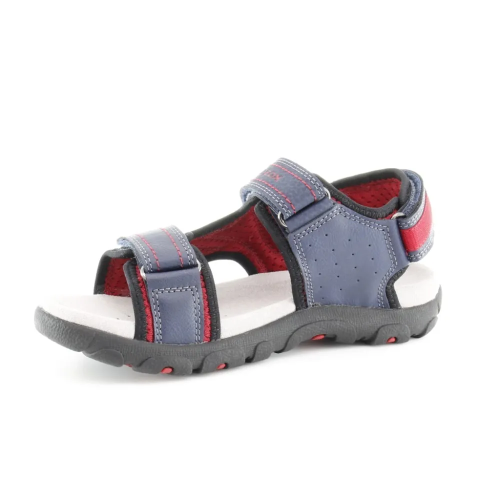 SANDALIAS ABIERTA GEOX STRADA AZULROJO