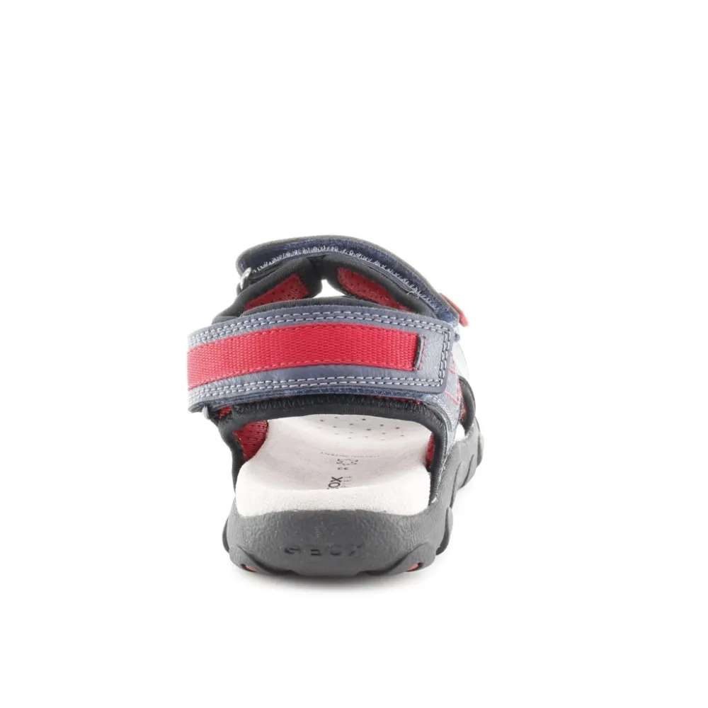 SANDALIAS ABIERTA GEOX STRADA AZULROJO