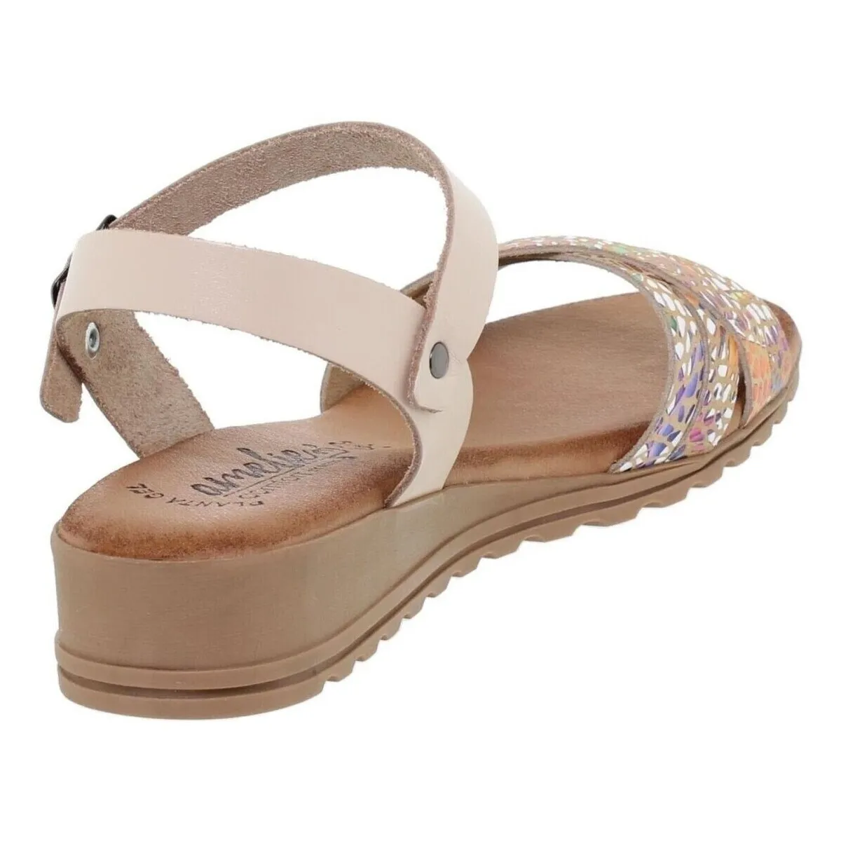 Sandalias beige de piel by