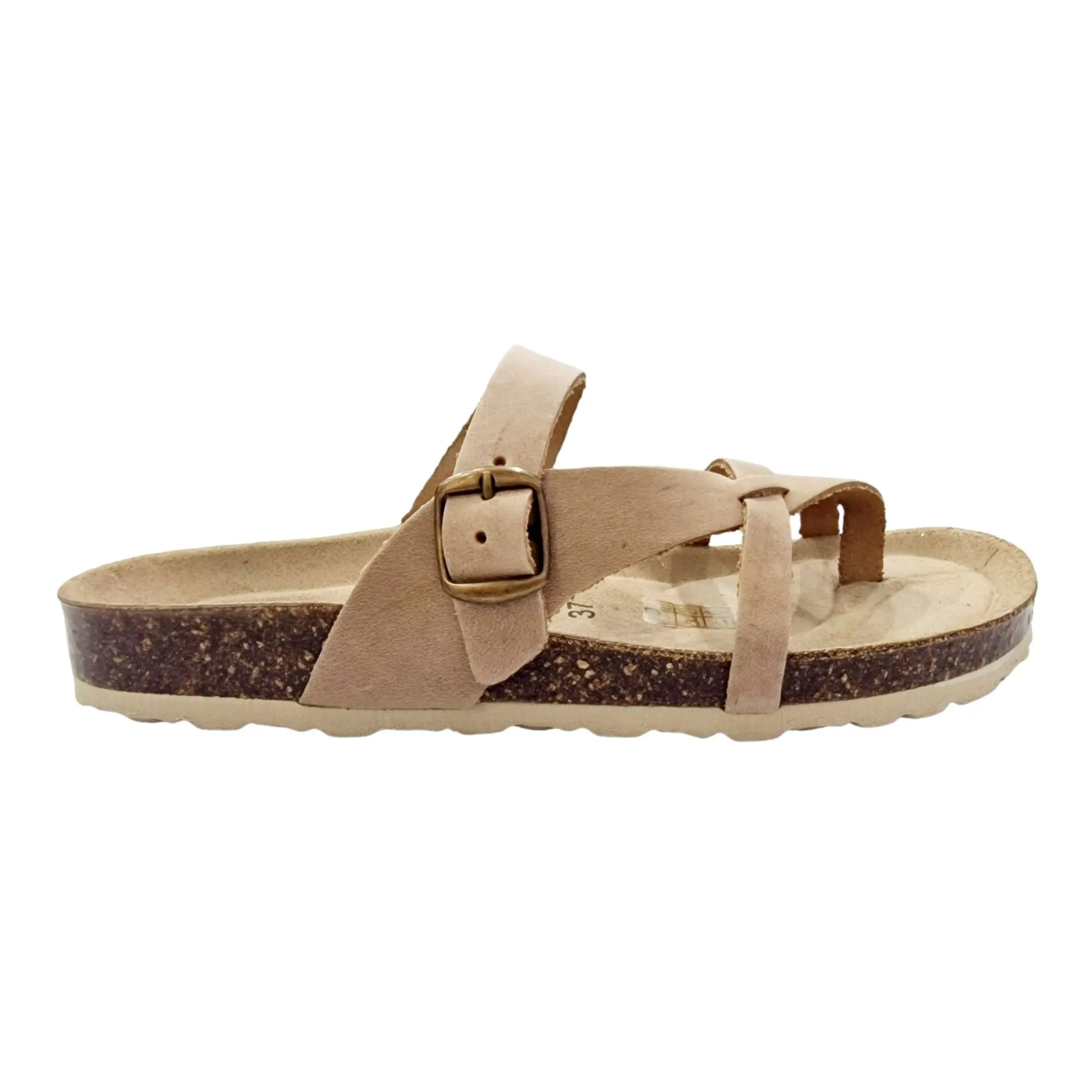 SANDALIAS BIO ESCLAVA MUJER BEIGE