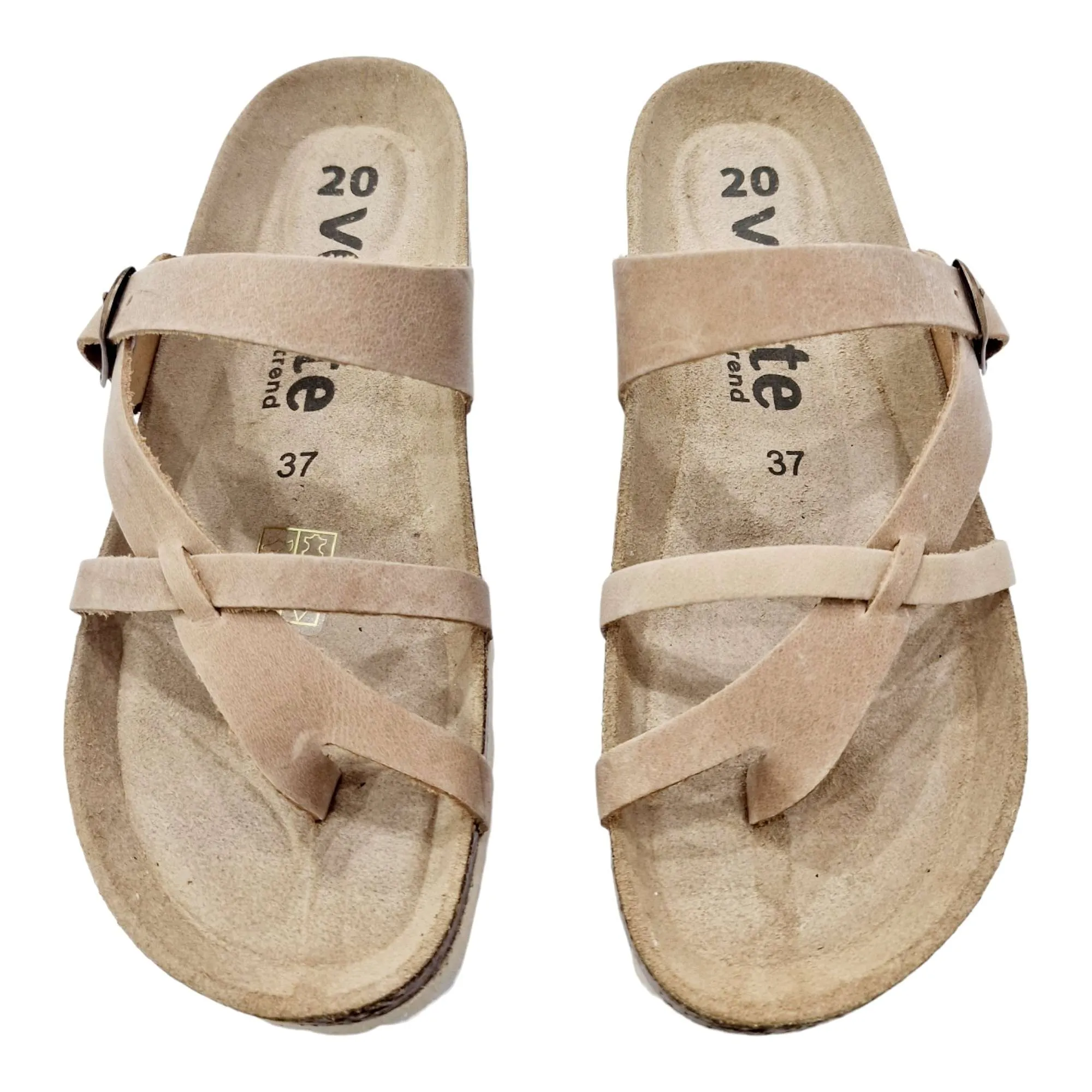 SANDALIAS BIO ESCLAVA MUJER BEIGE