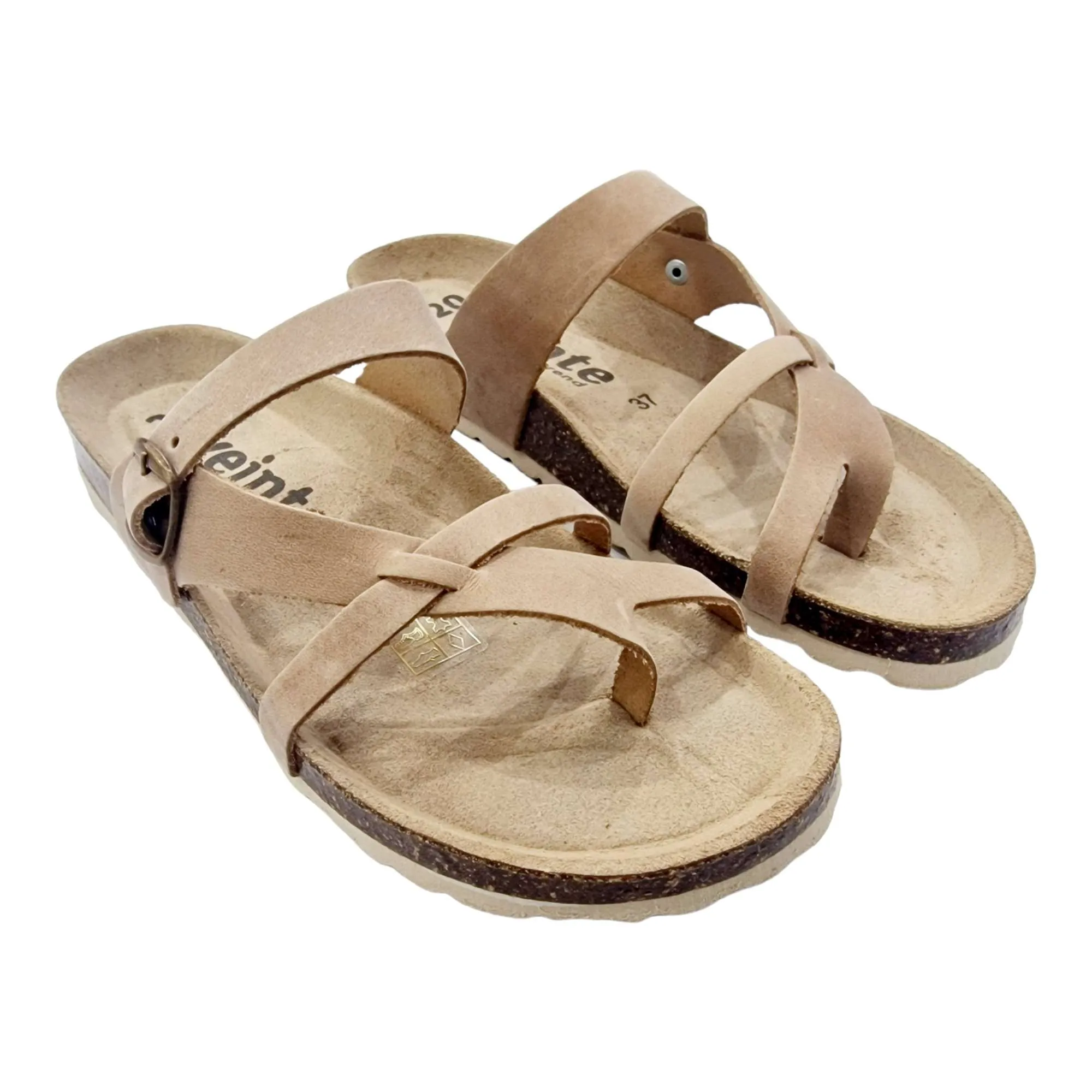 SANDALIAS BIO ESCLAVA MUJER BEIGE