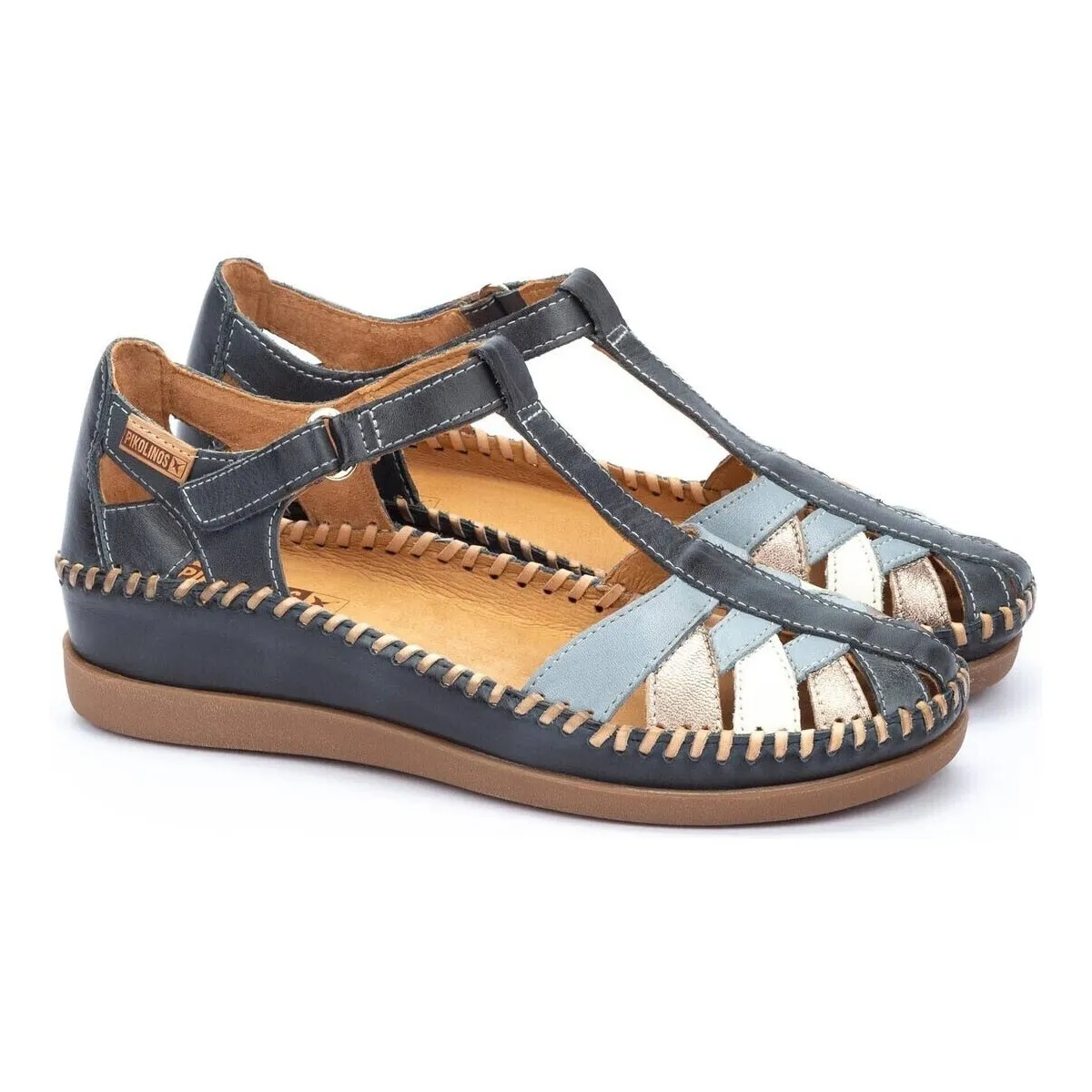 SANDALIAS CONFORT AZUL  CADAQUES W8K0705C1