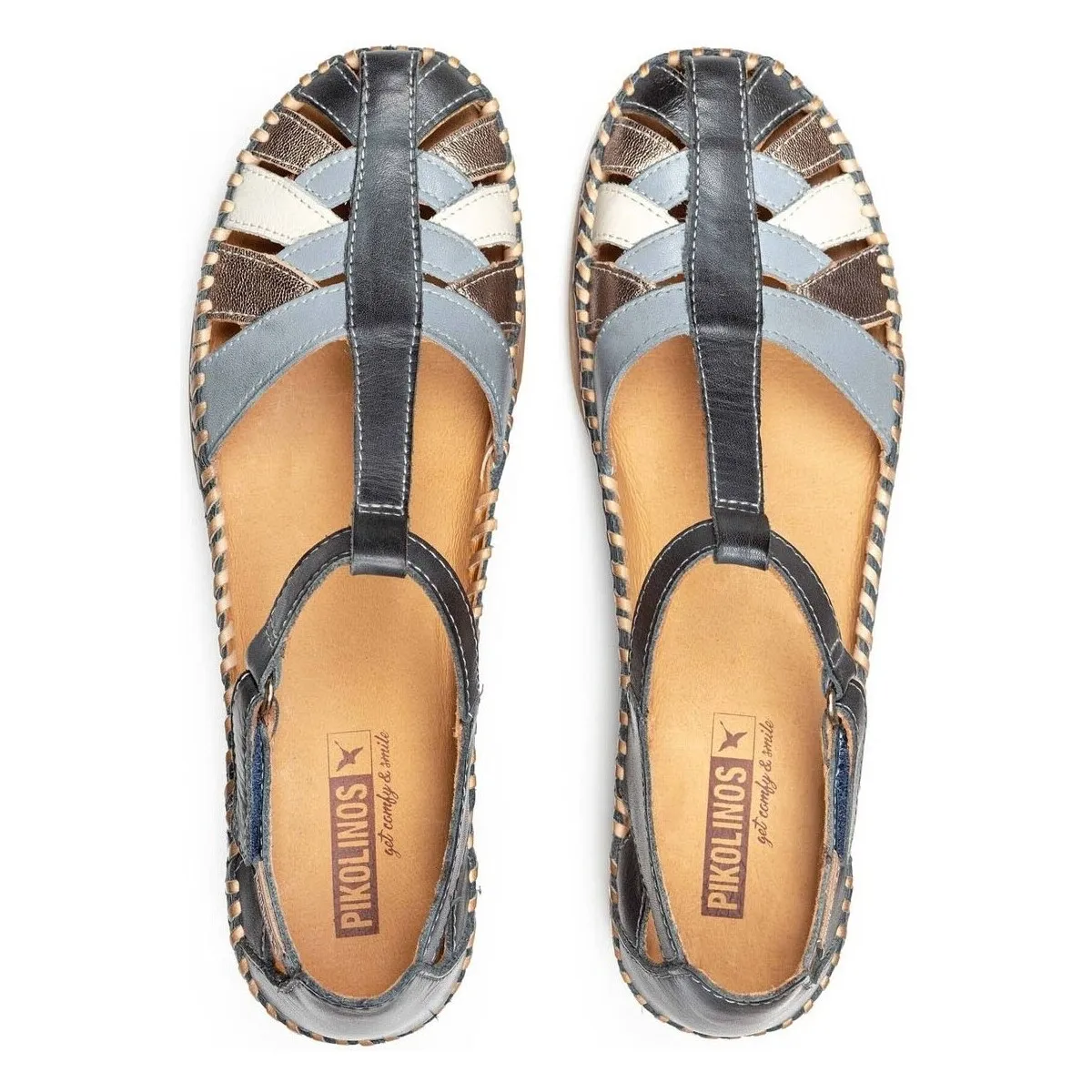 SANDALIAS CONFORT AZUL  CADAQUES W8K0705C1