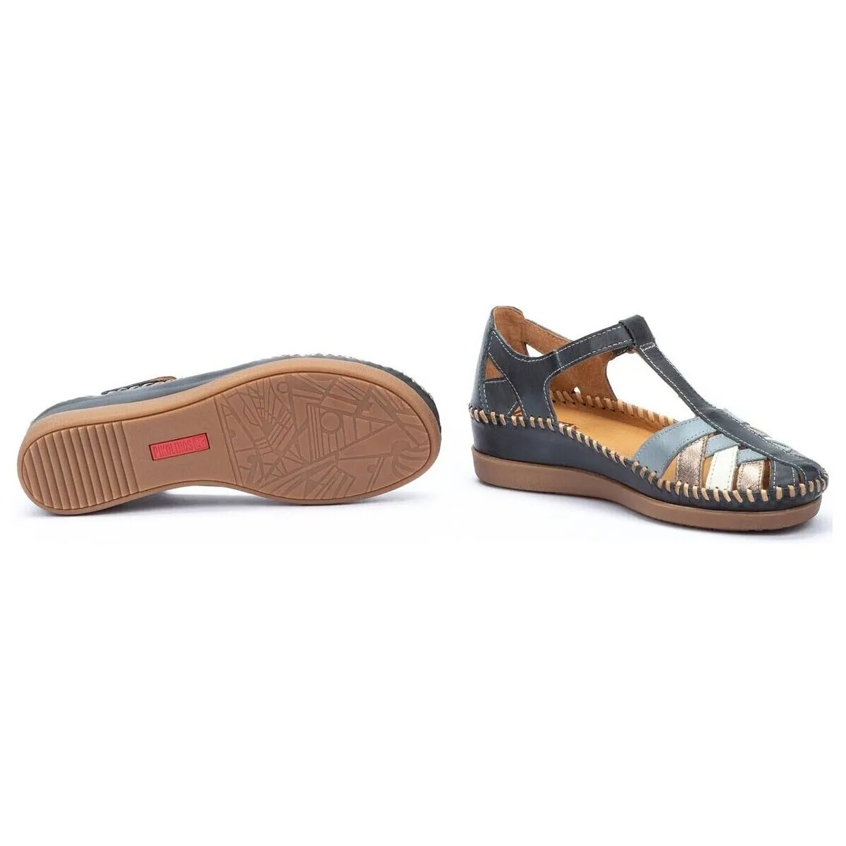 SANDALIAS CONFORT AZUL  CADAQUES W8K0705C1