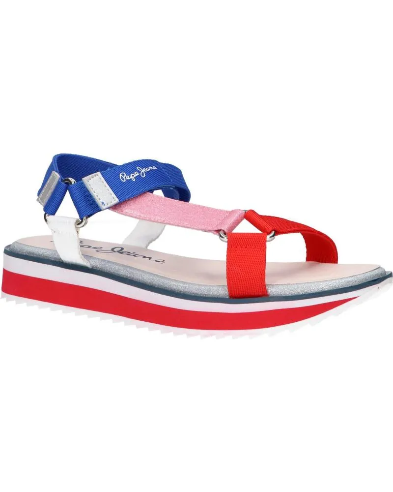Sandalias de Mujer y Niña PEPE JEANS PGS90158 ALEXA TREK 255 RED