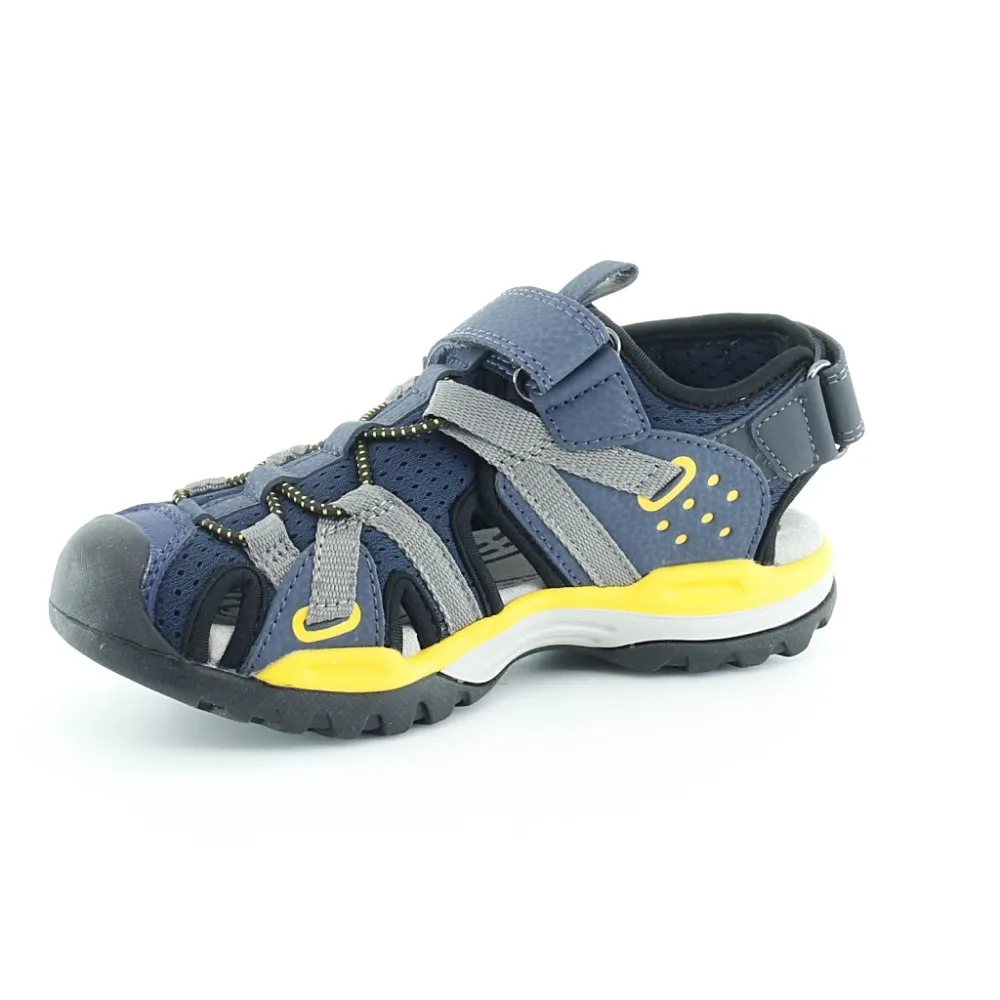 SANDALIAS DE NIñO BOREALIS AZULAMARILLO