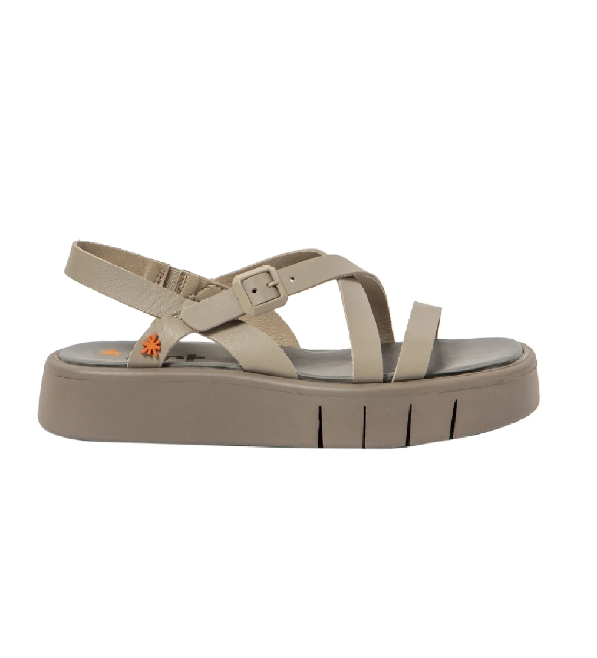 Sandalias de piel 1853  beige