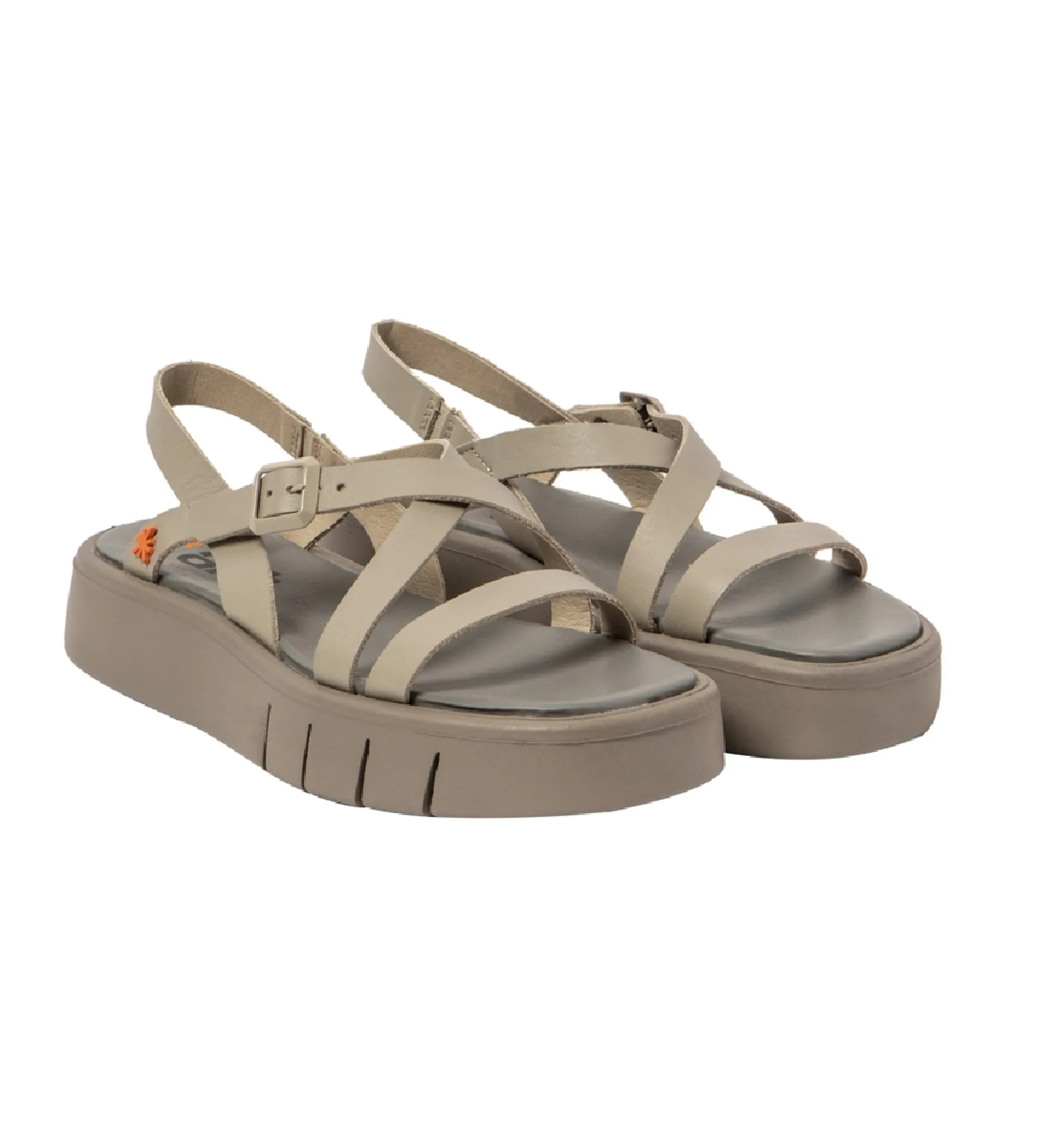 Sandalias de piel 1853  beige