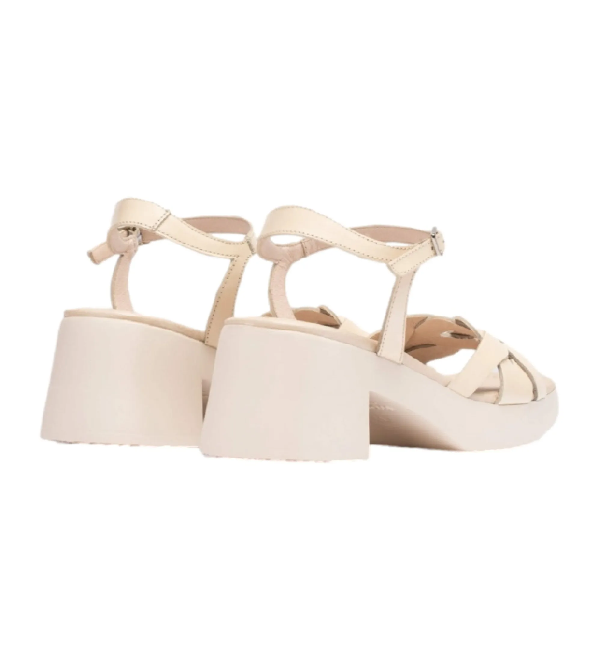 Sandalias de piel Catalina Beige