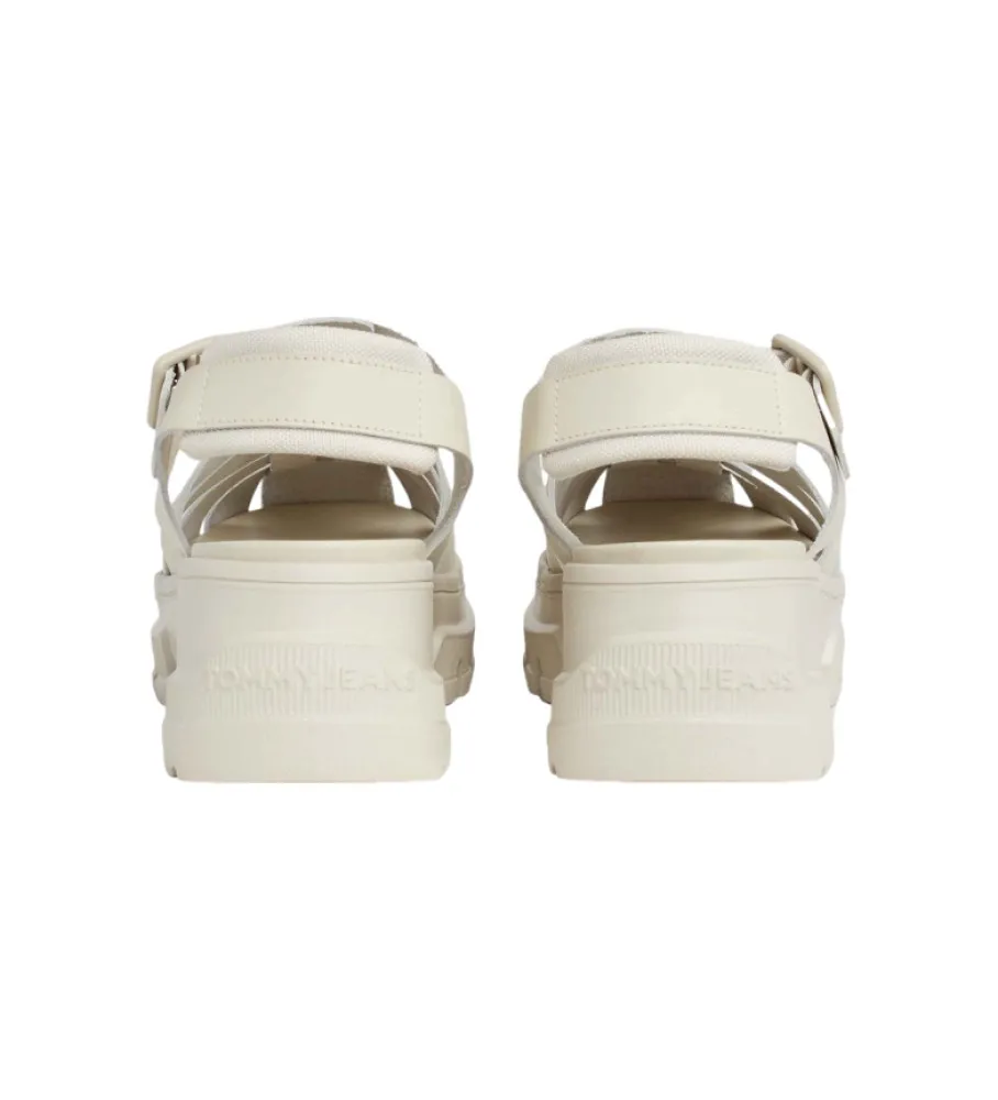 Sandalias de Piel Fisherman beige