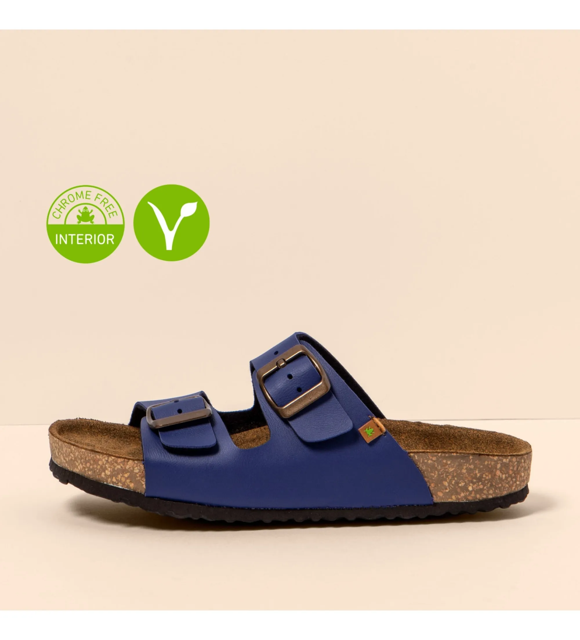 Sandalias de Piel Ne50 Waraji azul