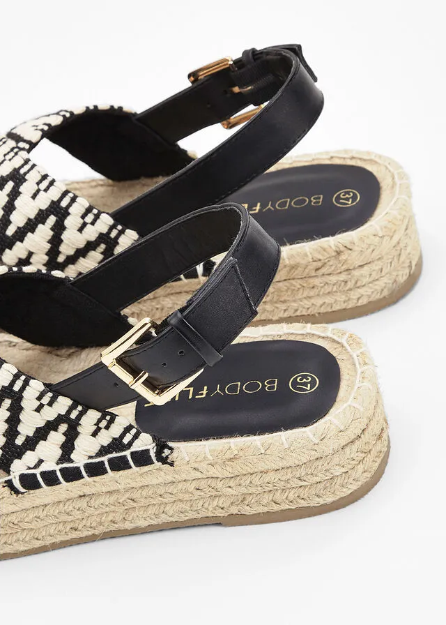 SANDALIAS DE PLATAFORMA BEIGENEGRO