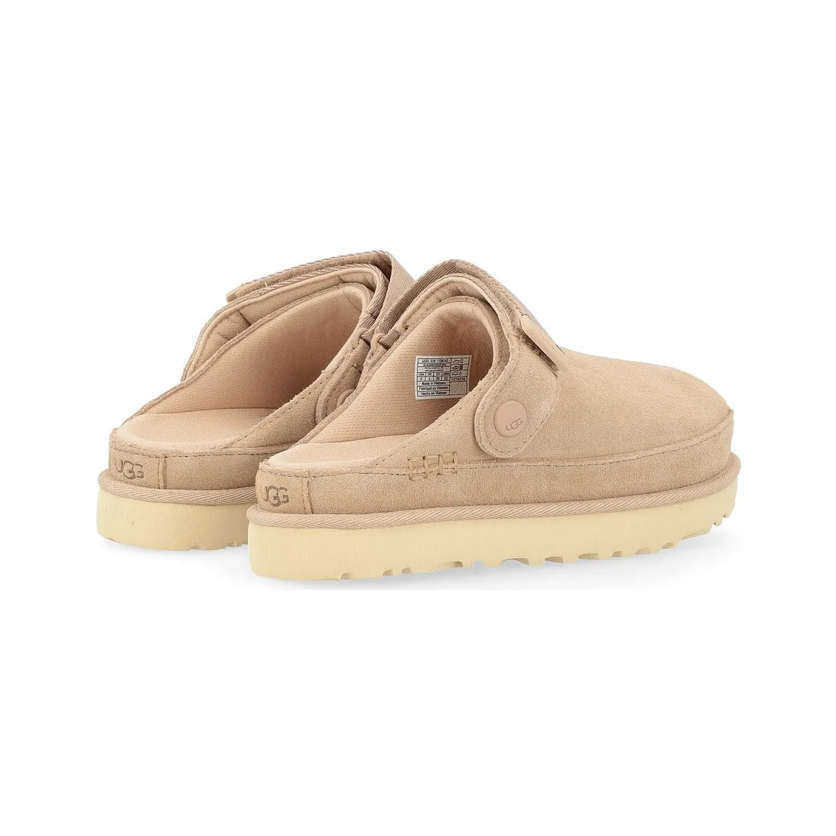 Sandalias Goldenstar de ante beige