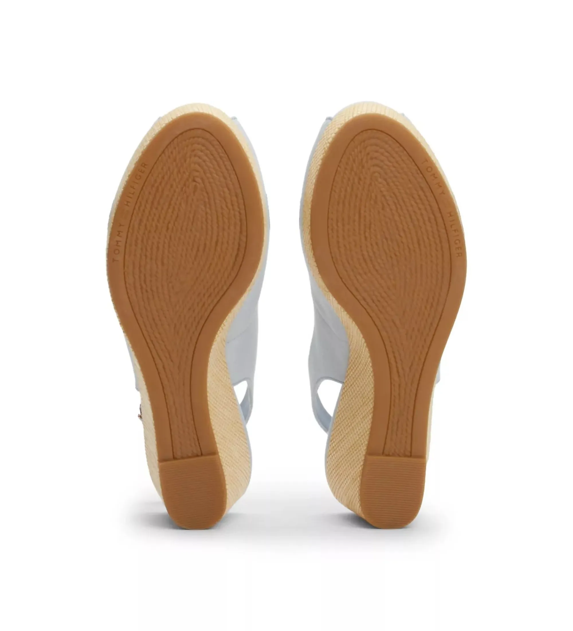 SANDALIAS ICONIC AZUL ALTURA CUñA 7CM