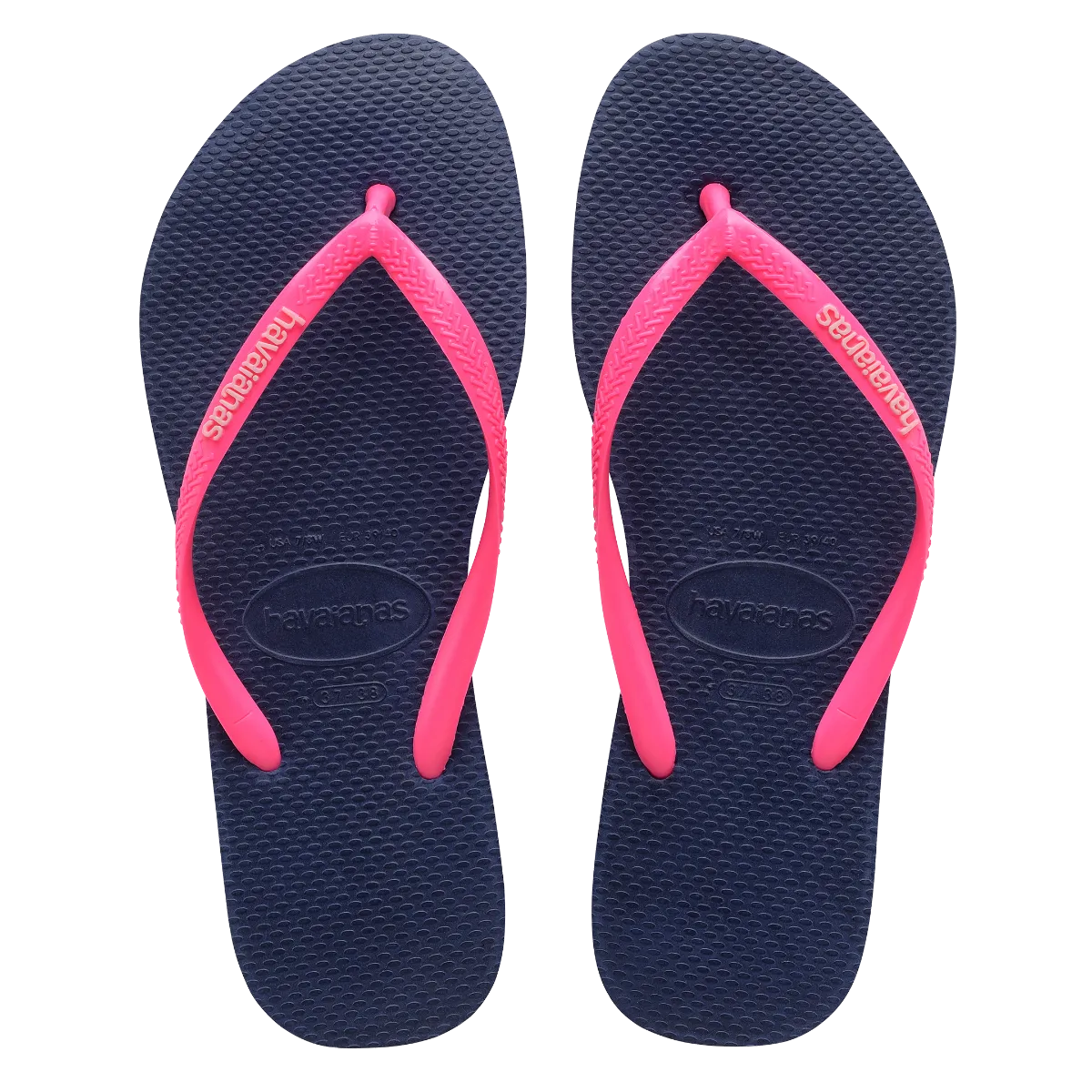 Sandalias Mujer Havaianas Slim Azul Marino