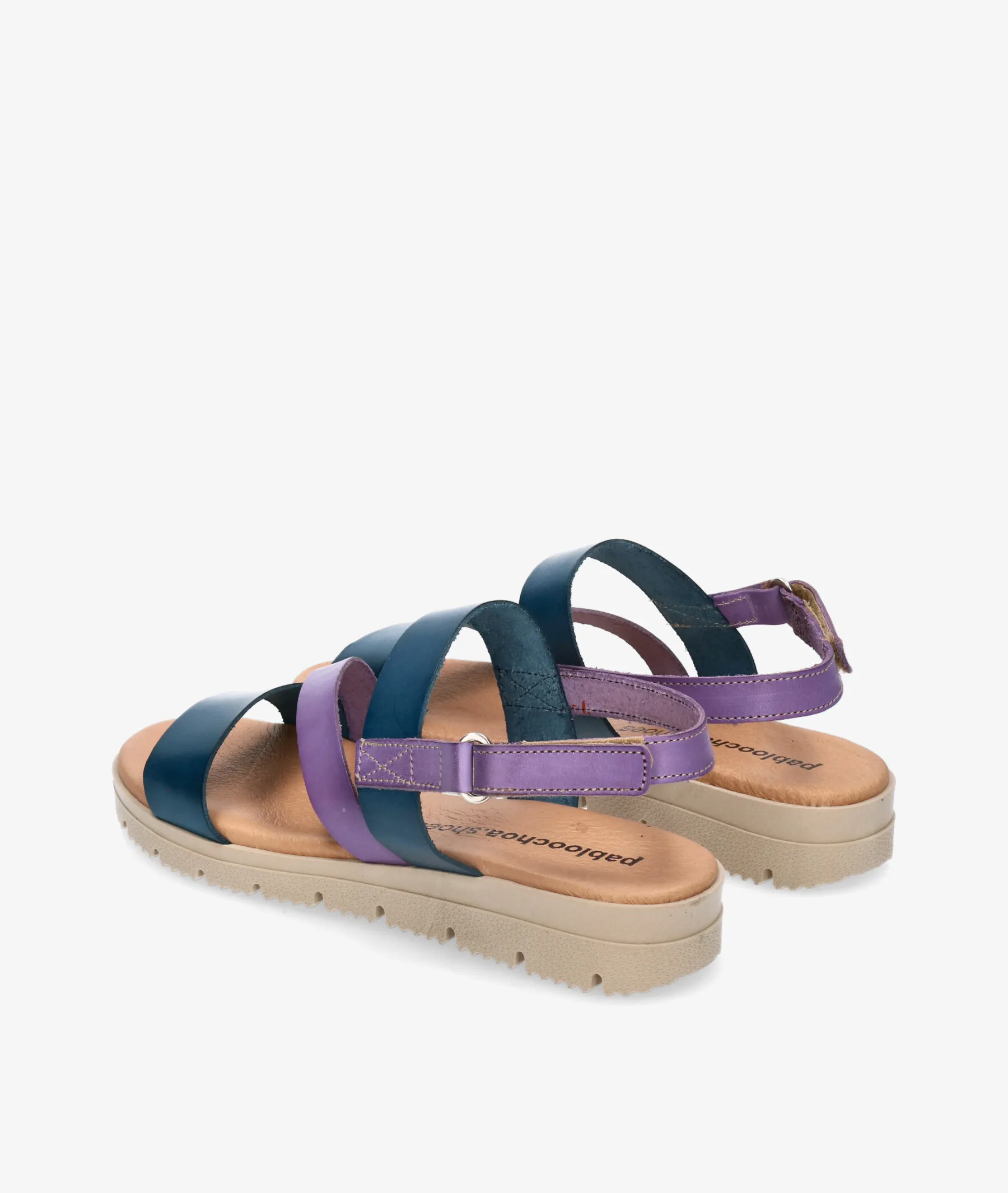 Sandalias pabloochoa.shoes 1807 en azul marino