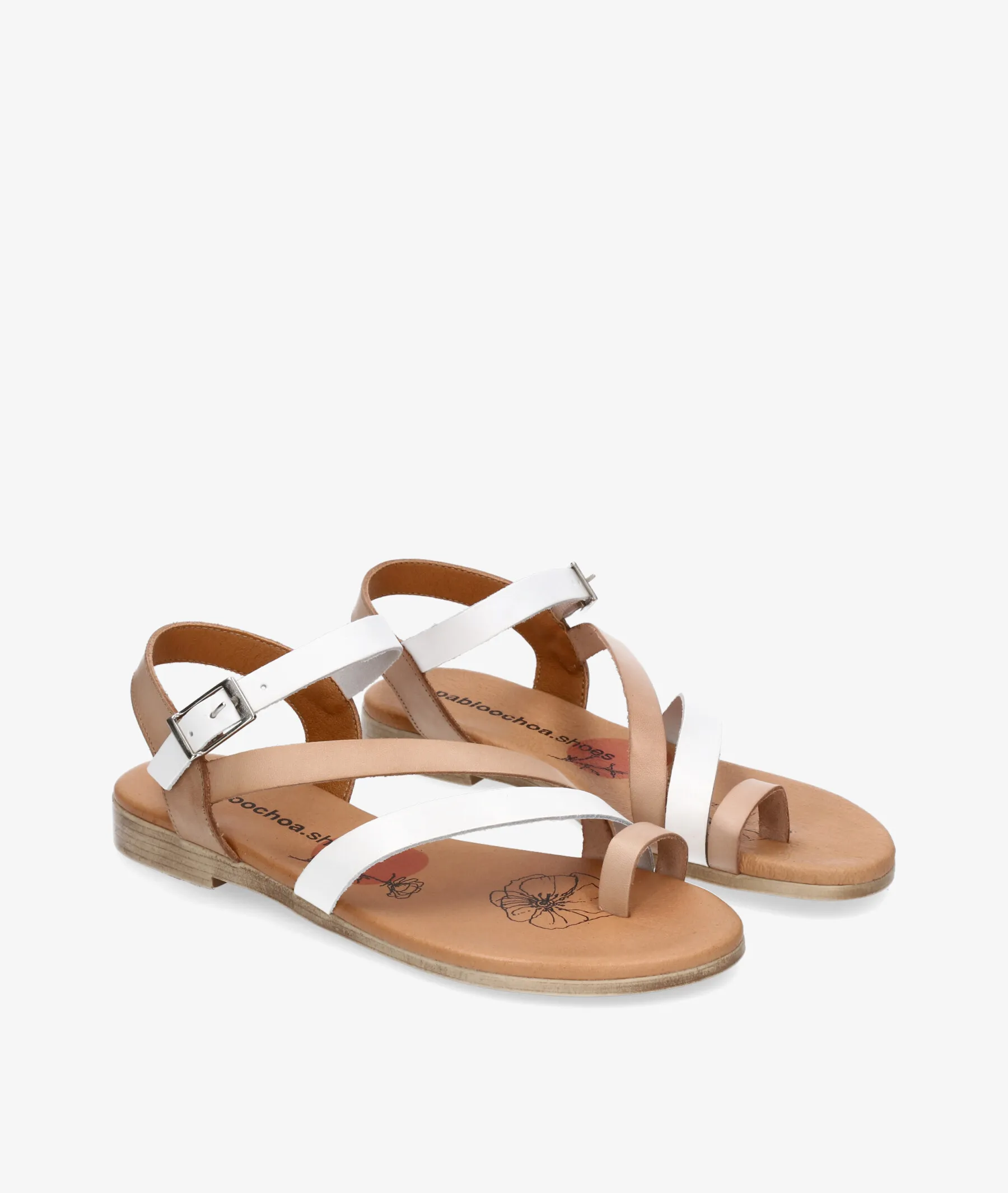 Sandalias pabloochoa.shoes 9128 en beige