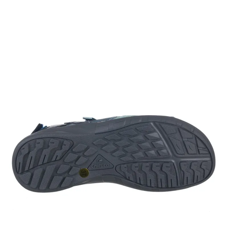 Sandalias Planas Chiruca Cadaques Mujer Azul