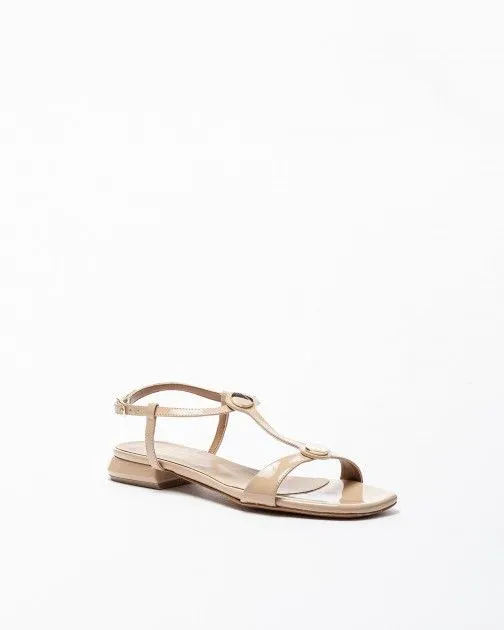 Sandalias planas PROF 232L Beige