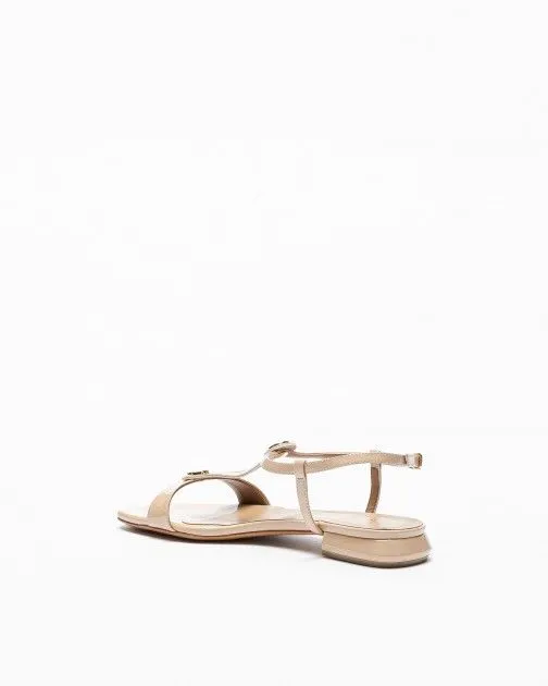 Sandalias planas PROF 232L Beige