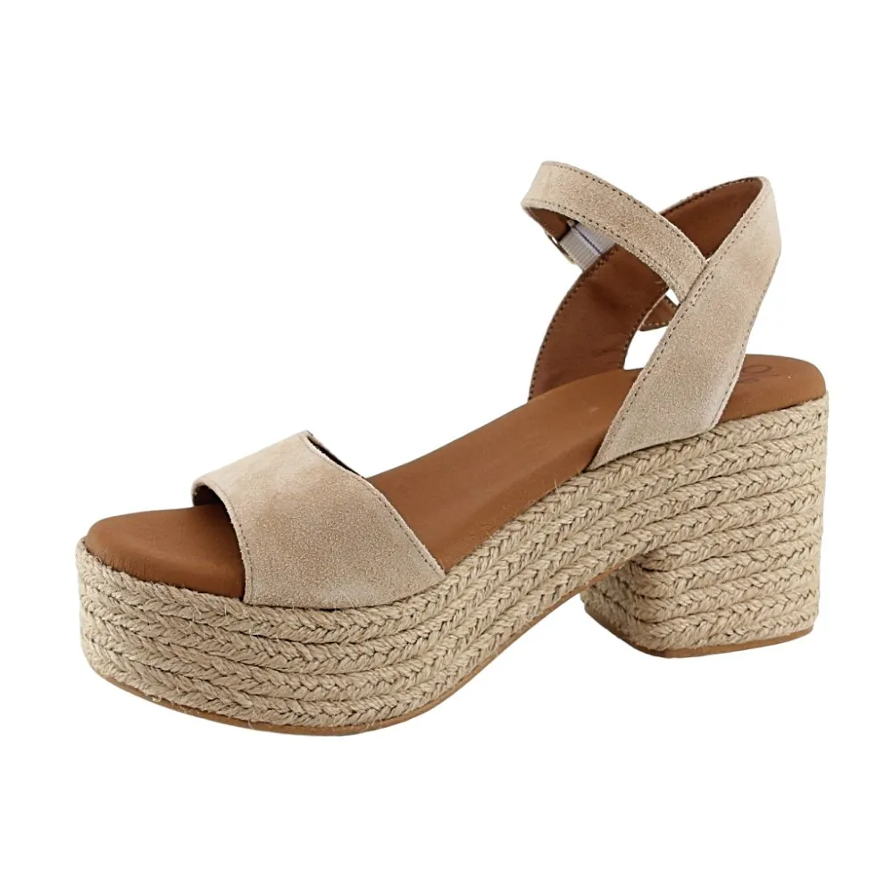 Sandalias Popa Arale Beige Serraje