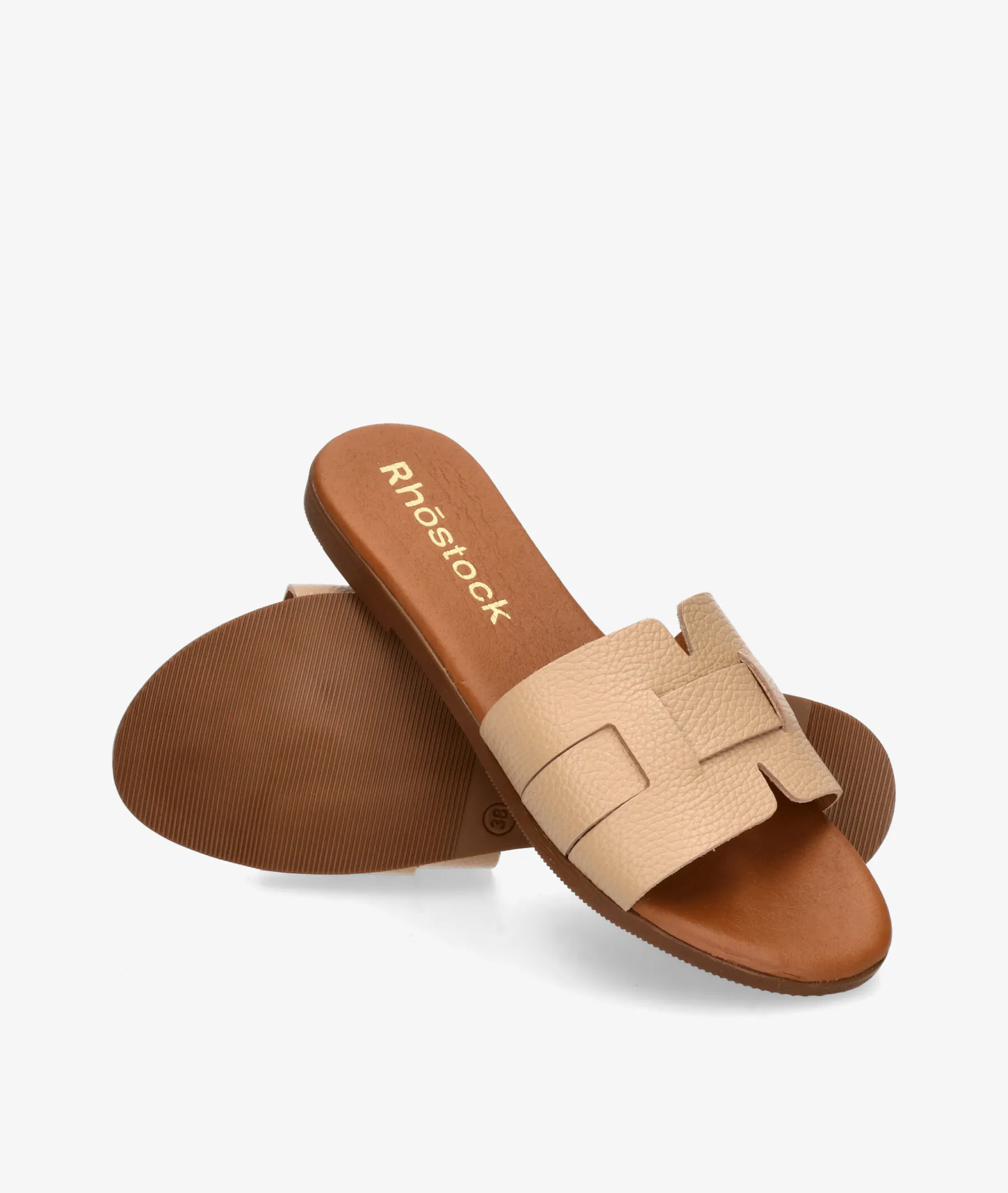 Sandalias Rhostock  5315 en beige