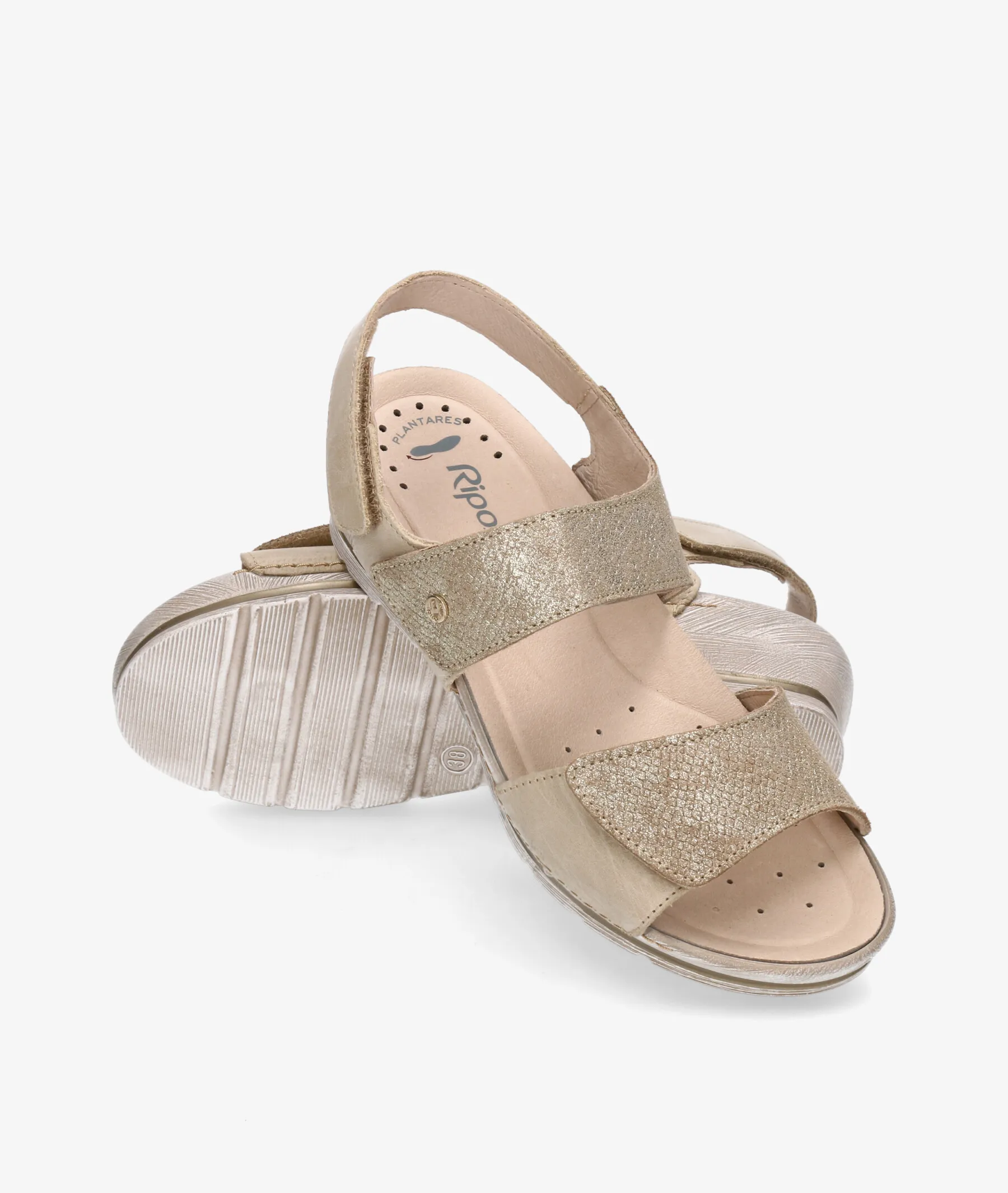 Sandalias Riposella  40927 en beige