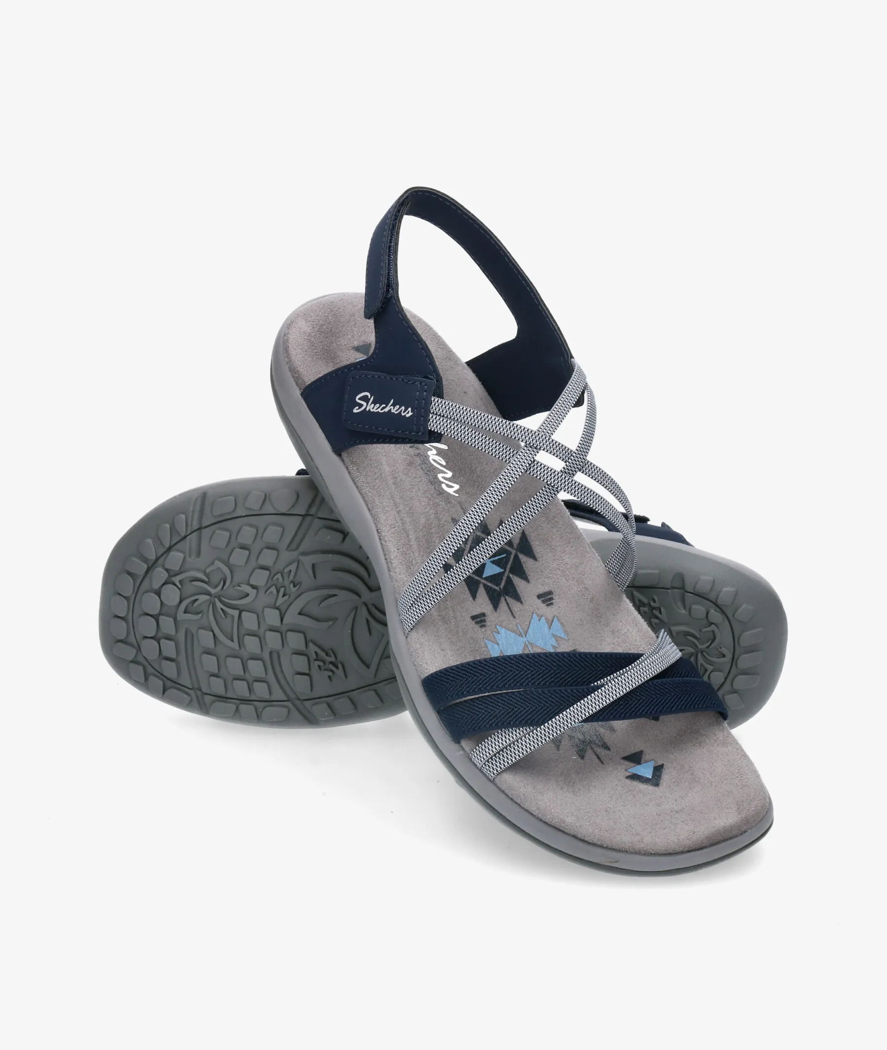 Sandalias Skechers 163112 en azul marino