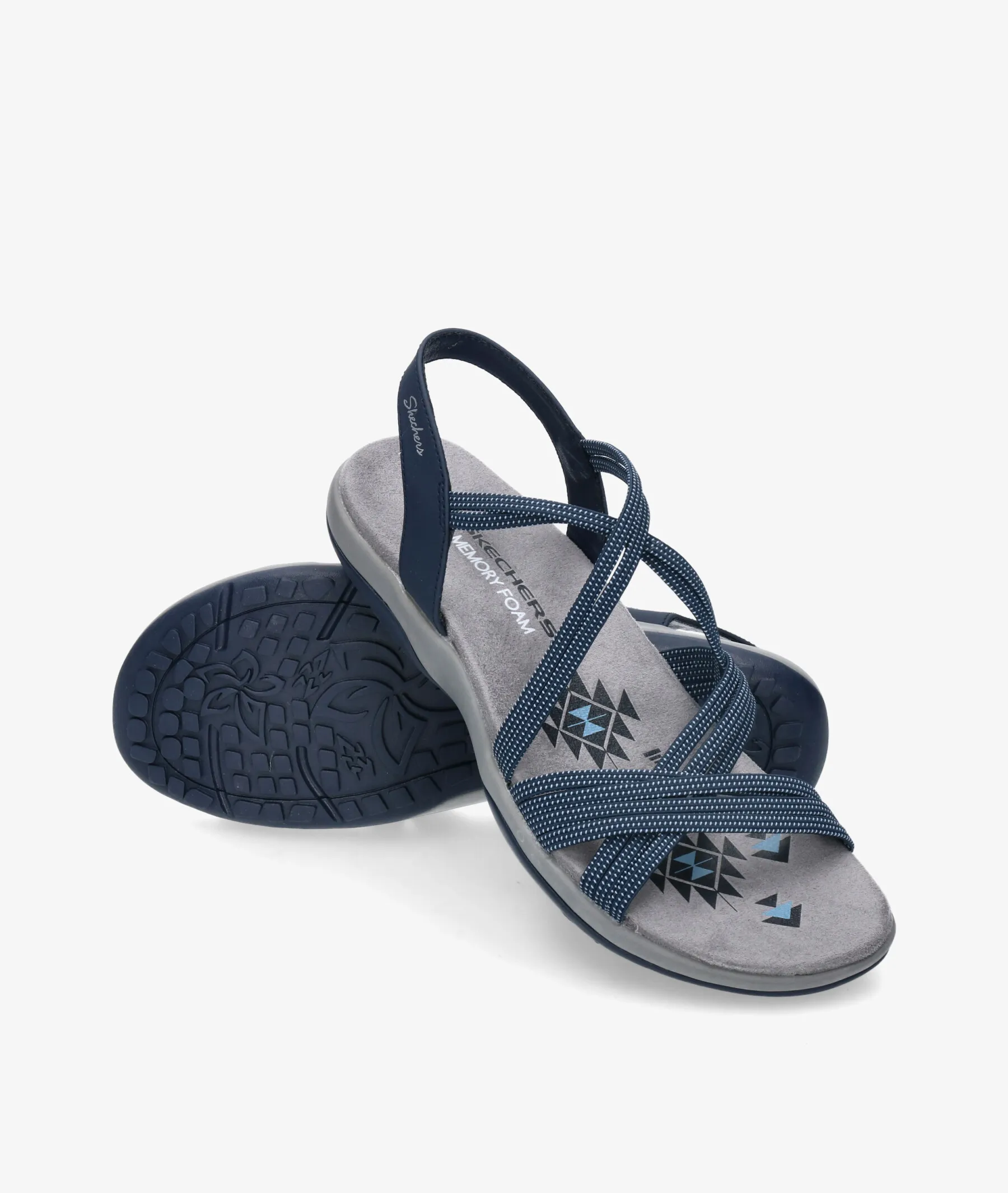 Sandalias Skechers 163117 en azul marino